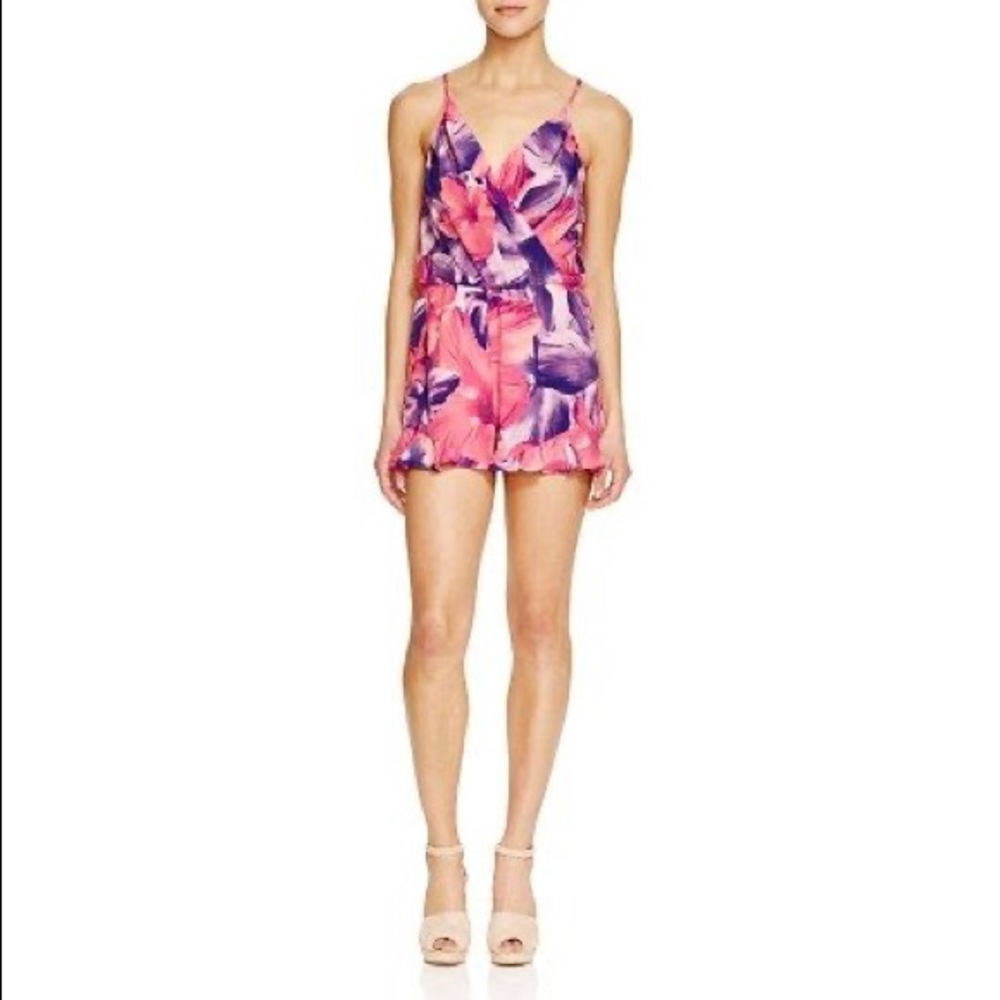 AMANDA UPRICHARD | Alyssa Silk Romper | Sz P (XS)